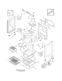 Body parts for Crosley Gas Range CRG3480GWBD from AppliancePartsPros.com