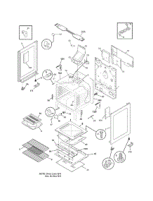 Body parts for Crosley Gas Range CRG3480IQQC from AppliancePartsPros.com