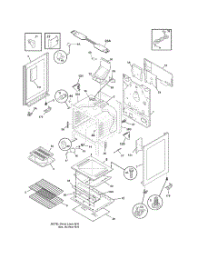 Body parts for Crosley Gas Range CRG3480LQB from AppliancePartsPros.com