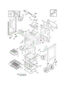 Body parts for Crosley Gas Range CRG3480LSE from AppliancePartsPros.com