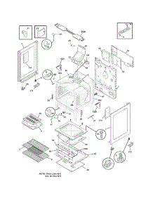 Body parts for Crosley Gas Range CRG3480LWA from AppliancePartsPros.com