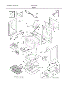 Body parts for Crosley Gas Range CRG3480SSA from AppliancePartsPros.com