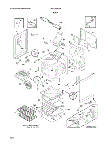 Body parts for Crosley Gas Range CRG3480SSB from AppliancePartsPros.com
