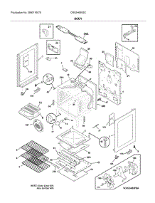 Body parts for Crosley Gas Range CRG3480SSC from AppliancePartsPros.com