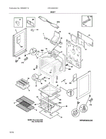 Body parts for Crosley Gas Range CRG3485QWC from AppliancePartsPros.com