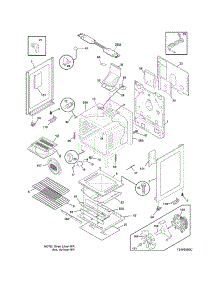 Body parts for Crosley Gas Range CRG3490GWWD from AppliancePartsPros.com