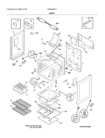 Body parts for Crosley Gas Range CRGE3481TSA from AppliancePartsPros.com
