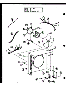 Condenser Fan And Motor Parts (Crh3-1 / P55200-6C) (Crh215-1 / P55200-10C) parts for Amana Central Air Conditioner CRH2.5-1/P55200-10C from AppliancePartsPros.com
