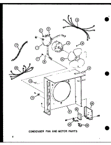 Condenser Fan And Motor Parts parts for Amana Central Air Conditioner CRH2.5/P55200-34C from AppliancePartsPros.com