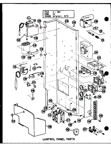 Control Panel Parts (Crh5-1 / P55200-25C) parts for Amana Central Air Conditioner CRH215-1/P55200-19C from AppliancePartsPros.com
