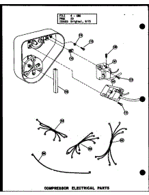 Compressor Electrical Parts (Crh5-1 / P55201-25C) parts for Amana Central Air Conditioner CRH215-1/P55200-19C from AppliancePartsPros.com