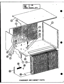 Condenser And Cabinet Parts (Crh4-1 / P58372-27C) (Crh4-1 / P58372-41C) (Crh4-3 / P58372-29C) (Crh4-3 / P58372-42C) (Crh5-1 / P58372-28C) (Crh5-1 / P58372-43C) (Crh5-3 / P58372-30C) (Crh5-3 / P58372-44C) parts for Amana Central Air Conditioner CRH4-1/P58372-27C from AppliancePartsPros.com