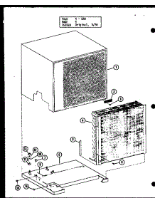 Condenser And Cabinet Parts (Crh2.5-1 / P55200-10C) (Crh3-1 / P55200-6C) parts for Amana Central Air Conditioner CRH4-3/P55201-16C from AppliancePartsPros.com