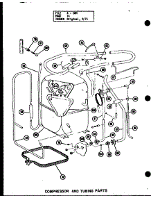 Compressor And Tubing Parts (Crh5-1 / P55201-25C) parts for Amana Central Air Conditioner CRH5-1/P55201-25C from AppliancePartsPros.com