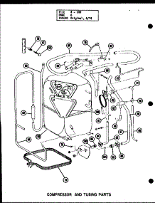 Compressor And Tubing Parts (Crh4-1 / P58372-27C) (Crh4-1 / P58372-41C) (Crh4-3 / P58372-29C) (Crh4-3 / P58372-42C) (Crh5-1 / P58372-28C) (Crh5-1 / P58372-43C) (Crh5-3 / P58372-30C) (Crh5-3 / P58372-44C) parts for Amana Central Air Conditioner CRH5-1/P58372-43C from AppliancePartsPros.com