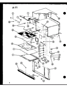 Wiring / Electrical parts for Amana Countertop Microwave CRMC-20B/P74130-5M from AppliancePartsPros.com