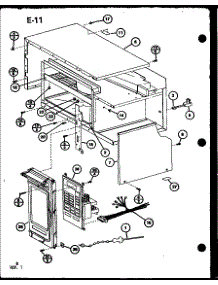 Wire Harness / Timer parts for Amana Countertop Microwave CRR-1220/P76333-3M from AppliancePartsPros.com