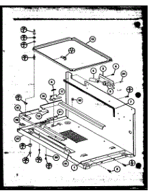 Outer Case / Light parts for Amana Countertop Microwave CRR-1225/P76333-4M from AppliancePartsPros.com