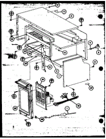 Timer / Wire Harness parts for Amana Countertop Microwave CRR-1225/P76333-4M from AppliancePartsPros.com