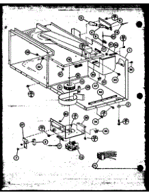 Blower / Wiring Harness parts for Amana Countertop Microwave CRRL-700/P76381-2M from AppliancePartsPros.com