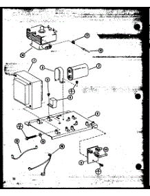 Transformer / Magnetron parts for Amana Countertop Microwave CRRL-700/P76381-2M from AppliancePartsPros.com