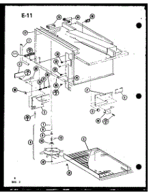 Antenna / Hardware parts for Amana Countertop Microwave CRRL-8TD/P75593-2M from AppliancePartsPros.com