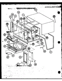 Timer / Antenna Assembly parts for Amana Countertop Microwave CRS40/P77075-2M from AppliancePartsPros.com