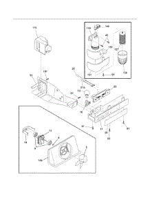 Controls parts for Crosley Side-By-Side Refrigerator CRSE234JB1 from AppliancePartsPros.com