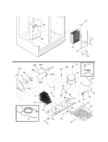 System parts for Crosley Side-By-Side Refrigerator CRSE234JQ0 from AppliancePartsPros.com