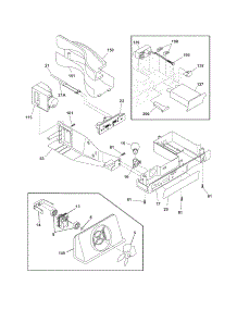 Controls parts for Crosley Side-By-Side Refrigerator CRSE266FB3 from AppliancePartsPros.com