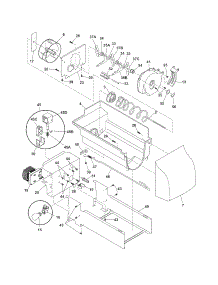 Ice Container parts for Crosley Side-By-Side Refrigerator CRSE266FSS0 from AppliancePartsPros.com