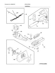 Controls parts for Crosley Side-By-Side Refrigerator CRSH232PBEA from AppliancePartsPros.com