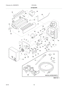 Ice Maker parts for Crosley Side-By-Side Refrigerator CRSH265LB0 from AppliancePartsPros.com