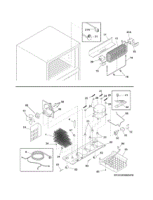 System parts for Crosley Top-Mount Refrigerator CRT151HQW0 from AppliancePartsPros.com