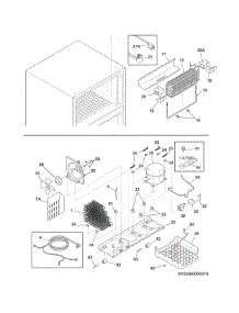 System parts for Crosley Top-Mount Refrigerator CRT151QW1 from AppliancePartsPros.com