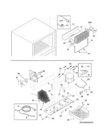 System parts for Crosley Top-Mount Refrigerator CRT151QW3 from AppliancePartsPros.com