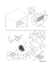 System parts for Crosley Top-Mount Refrigerator CRT151RW0 from AppliancePartsPros.com
