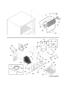 System parts for Crosley Top-Mount Refrigerator CRT182HNB6 from AppliancePartsPros.com