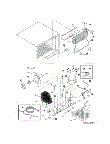 System parts for Crosley Top-Mount Refrigerator CRT182HNW0 from AppliancePartsPros.com