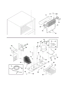 System parts for Crosley Top-Mount Refrigerator CRT182HNW4 from AppliancePartsPros.com
