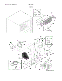 System parts for Crosley Top-Mount Refrigerator CRT182HQB3 from AppliancePartsPros.com