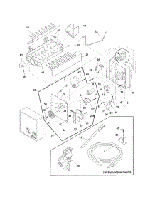 Ice Maker parts for Crosley Top-Mount Refrigerator CRT182IPB2 from AppliancePartsPros.com