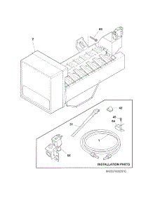 Ice Maker parts for Crosley Top-Mount Refrigerator CRT182IPB5 from AppliancePartsPros.com
