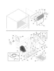 System parts for Crosley Top-Mount Refrigerator CRT182NB8 from AppliancePartsPros.com