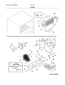 System parts for Crosley Refrigerator CRT182QW8B from AppliancePartsPros.com