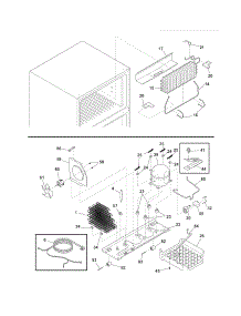 System parts for Crosley Top-Mount Refrigerator CRT185HLQ6 from AppliancePartsPros.com