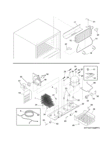 System parts for Crosley Top-Mount Refrigerator CRT185HPB1 from AppliancePartsPros.com