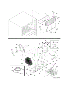 System parts for Crosley Top-Mount Refrigerator CRT185ILB1 from AppliancePartsPros.com