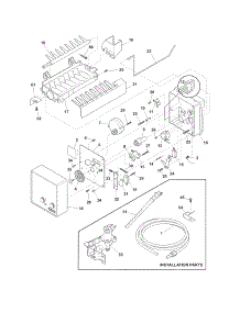 Ice Maker parts for Crosley Top-Mount Refrigerator CRT185ILB4 from AppliancePartsPros.com