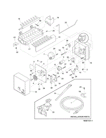 Ice Maker parts for Crosley Top-Mount Refrigerator CRT185ILS1 from AppliancePartsPros.com